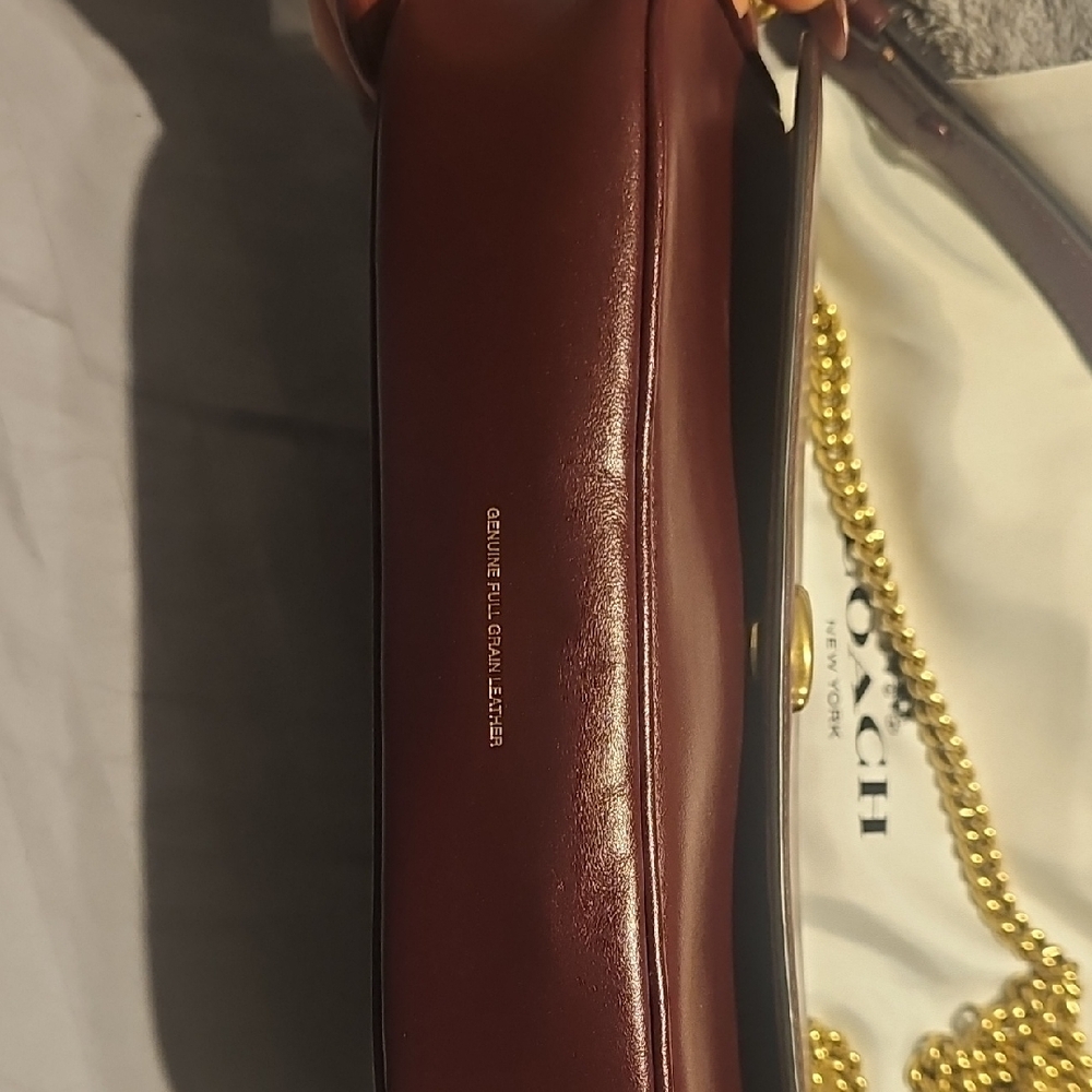 Coach Brook Flap Bag with Chain - Picture 3 of 8